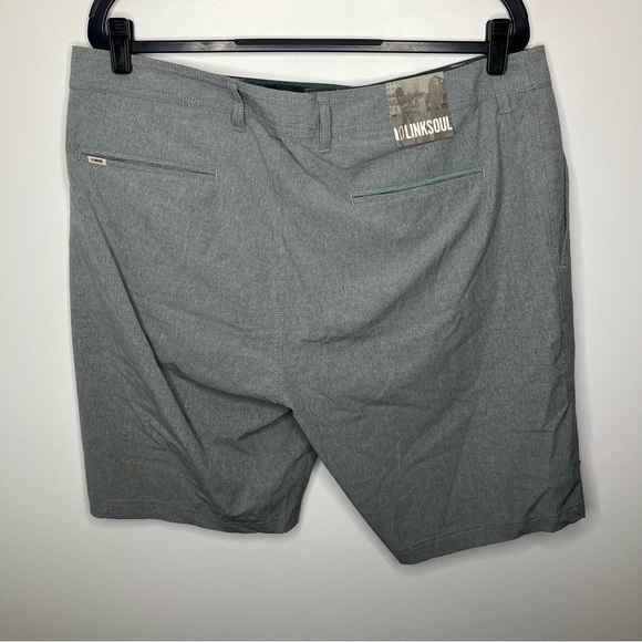NWT LINKSOUL Solid Boardwalker Short Grey 38 - Picture 3 of 7